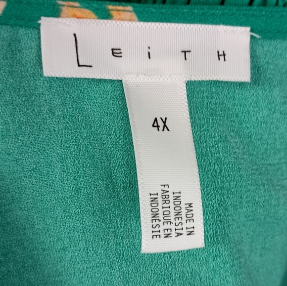 NWT Leith Boho Plus Size Floral Dress - Picture 5 of 7